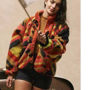 new FREE PEOPLE rocky ridge fleece jacket xs or m